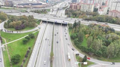 29 Ekim’de İstanbul’da yollar boş kaldı. Trafik yoğunluğu yüzde 29