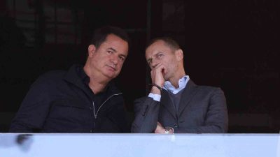 UEFA Başkanı Aleksander Ceferin, Maribor-Celje karşılaşmasında Acun Ilıcalı’nın misafiri oldu.