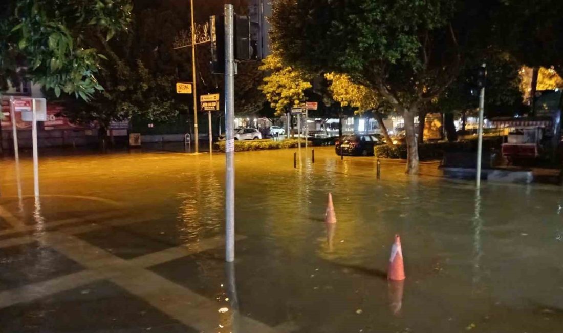 Adana’da yaklaşık 45 dakika etkili olan sağanak yağış sonrası ana