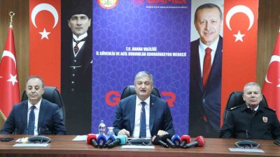 Adana Valisi Mustafa Yavuz, 2026’nın ilk 9 ayında, 4 bin