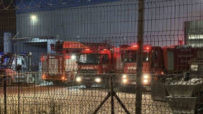 Sakarya’nın Akyazı ilçesinde faaliyet gösteren ASAŞ Alüminyum fabrikasının dökümhane bölümünde