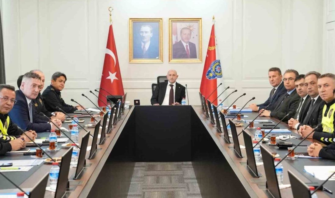 Ankara’da İl Emniyet Müdürü Maksut Yüksek’in katılımıyla gerçekleştirilen koordinasyon toplantısında,