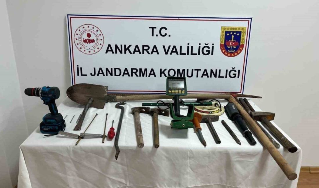 Ankara İl Jandarma Komutanlığı tarafından Türkiye’ye kaçak yollarla sokulan malzemelerin
