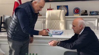 Ankara’nın sert soğuğuyla özdeşleşen meşhur “Ankara ayazı”, Kızılcahamam’da kolonyaya dönüştürüldü.