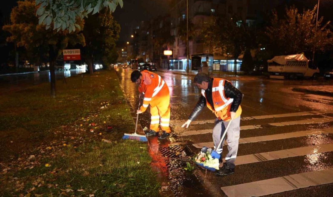 Meteoroloji Bölge Müdürlüğü’nden yapılan sarı kod uyarısının ardından sabahın erken