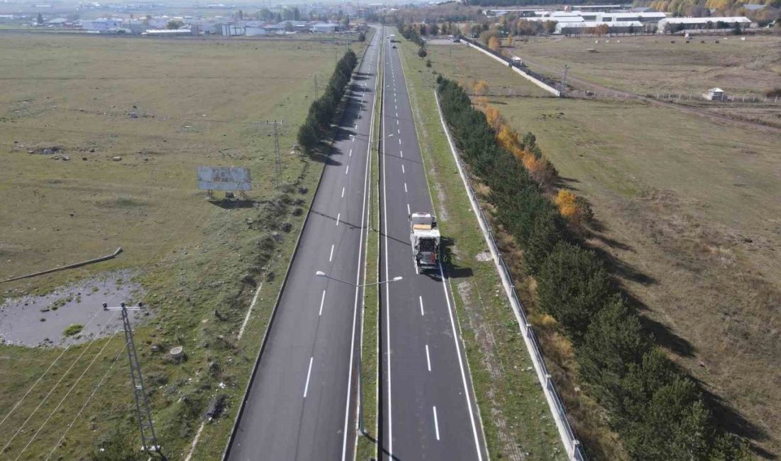 Ardahan Belediyesi tarafından şehir merkezindeki yollarda güvenlik ve konforu artırmaya