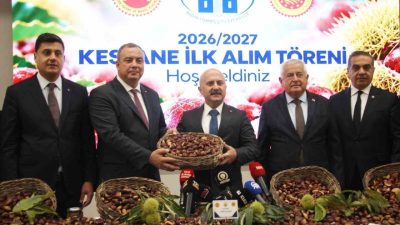 Türkiye’nin kestane üretiminde söz sahibi olan Aydın’da, 2026 sezonunun ilk