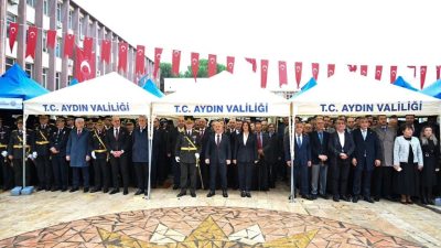 Aydın’da 29 Ekim Cumhuriyet Bayramı’nın 103’üncü yıl dönümü dolayısıyla düzenlenen