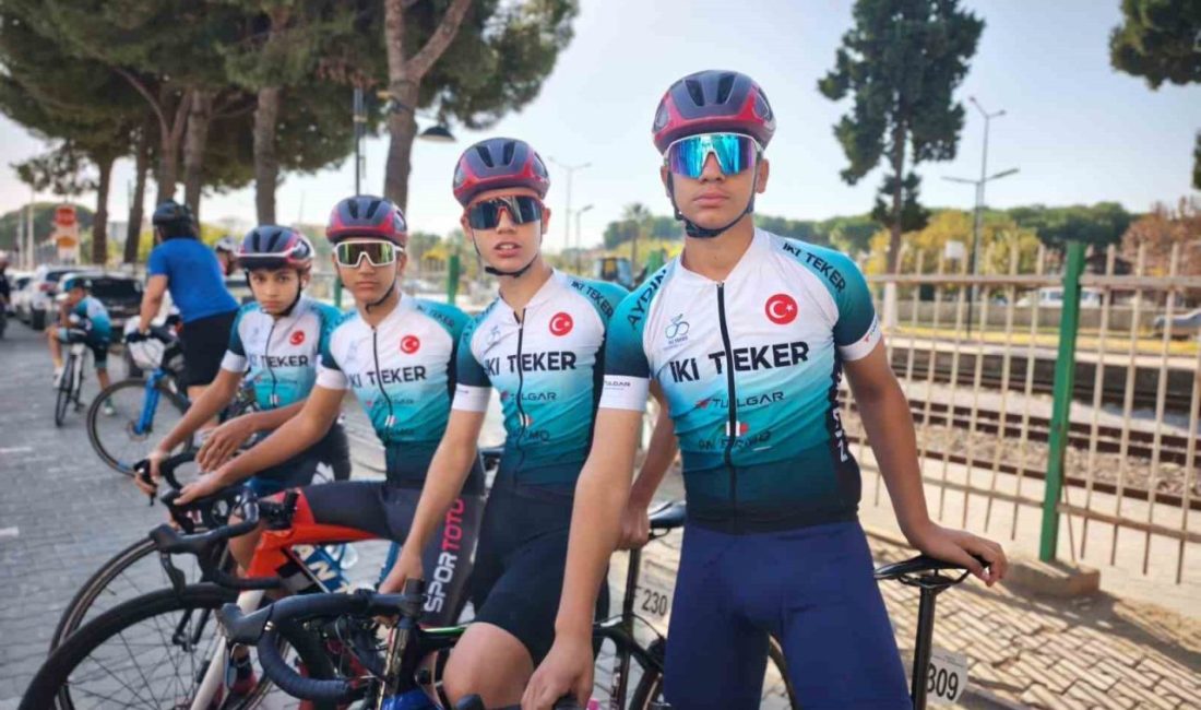 Aydın’ın Efeler ilçesinde yapımı süren 11 kilometrelik bisiklet yolu projesinin