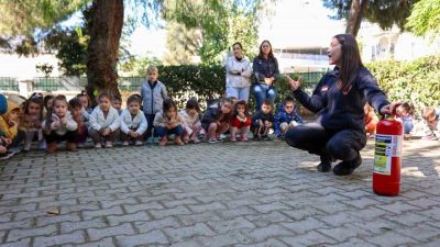 Aydın Büyükşehir Belediyesi İtfaiye Daire Başkanlığı ekipleri, Çocuk Gelişim Merkezlerinde