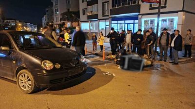 Samsun’un Bafra ilçesinde otomobilin çarptığı motosiklet sürücüsü kurye yaralandı. Kaza,