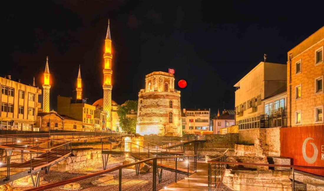 Kültür ve Turizm Bakanı Mehmet Nuri Ersoy, Edirne’de Roma döneminden