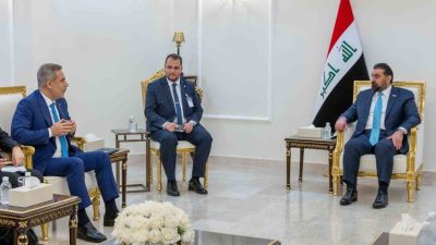 Dışişleri Bakanı Hakan Fidan, Bağdat’ta Irak Temsilciler Meclisi Başkanı Heybet