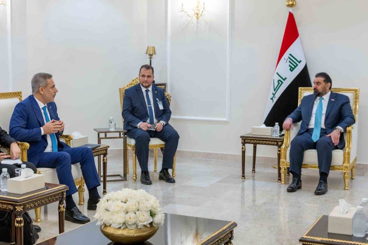 Dışişleri Bakanı Hakan Fidan, Bağdat’ta Irak Temsilciler Meclisi Başkanı Heybet