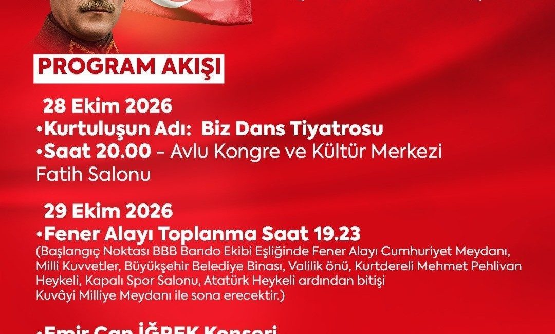 Balıkesir Büyükşehir Belediyesi, 29 Ekim Cumhuriyet Bayramını coşkuyla kutlamaya hazırlanıyor.