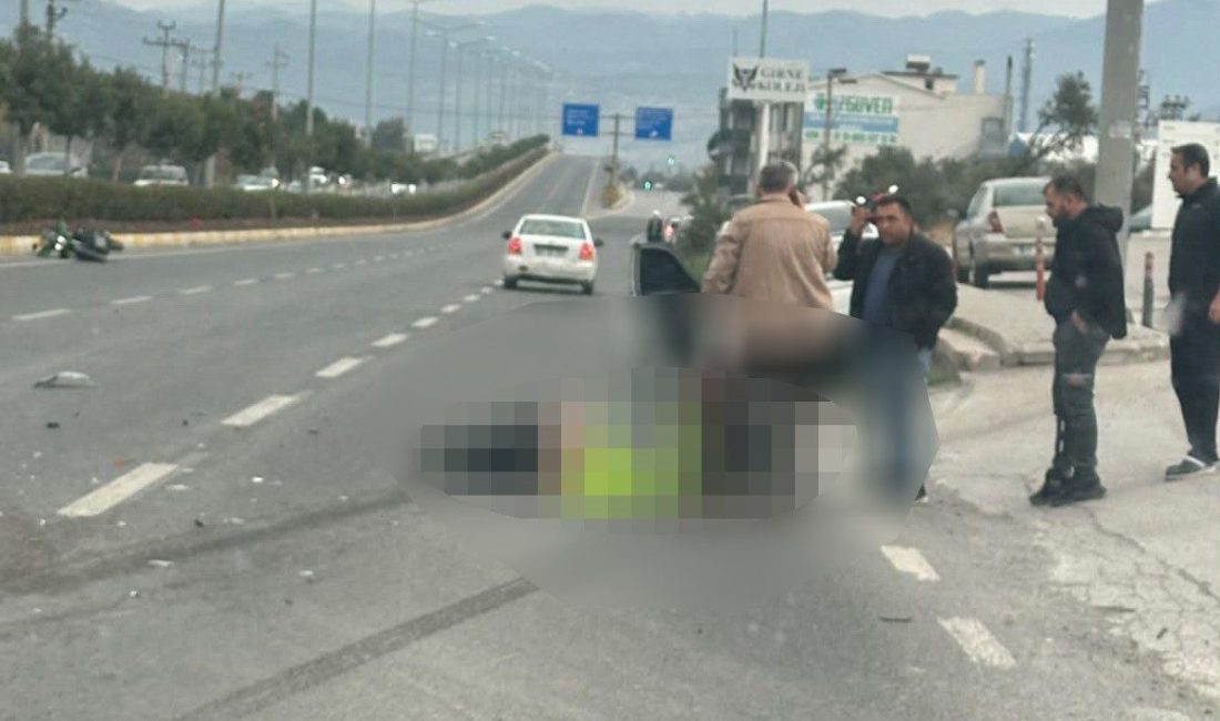 Balıkesir’in Edremit ilçesinde otomobil ile motosikletin çarpıştığı kazada 1 kişi