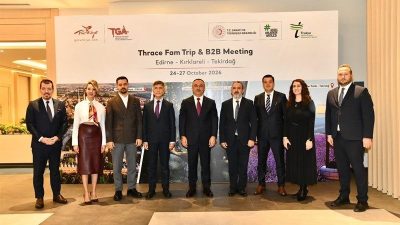 Tekirdağ’ın Çorlu ilçesinde düzenlenen B2B görüşmeleri toplantısında Balkan tur operatörleri