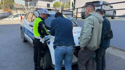 Başakşehir’de trafikte saldırı amacıyla araçlarından indikleri görüntülerle tespit edilen 2