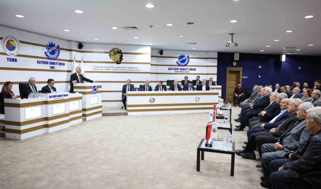 Kayseri Sanayi Odası (KAYSO) Başkanı Mehmet Büyüksimitci; Ekim Meclis Toplantısı’nda