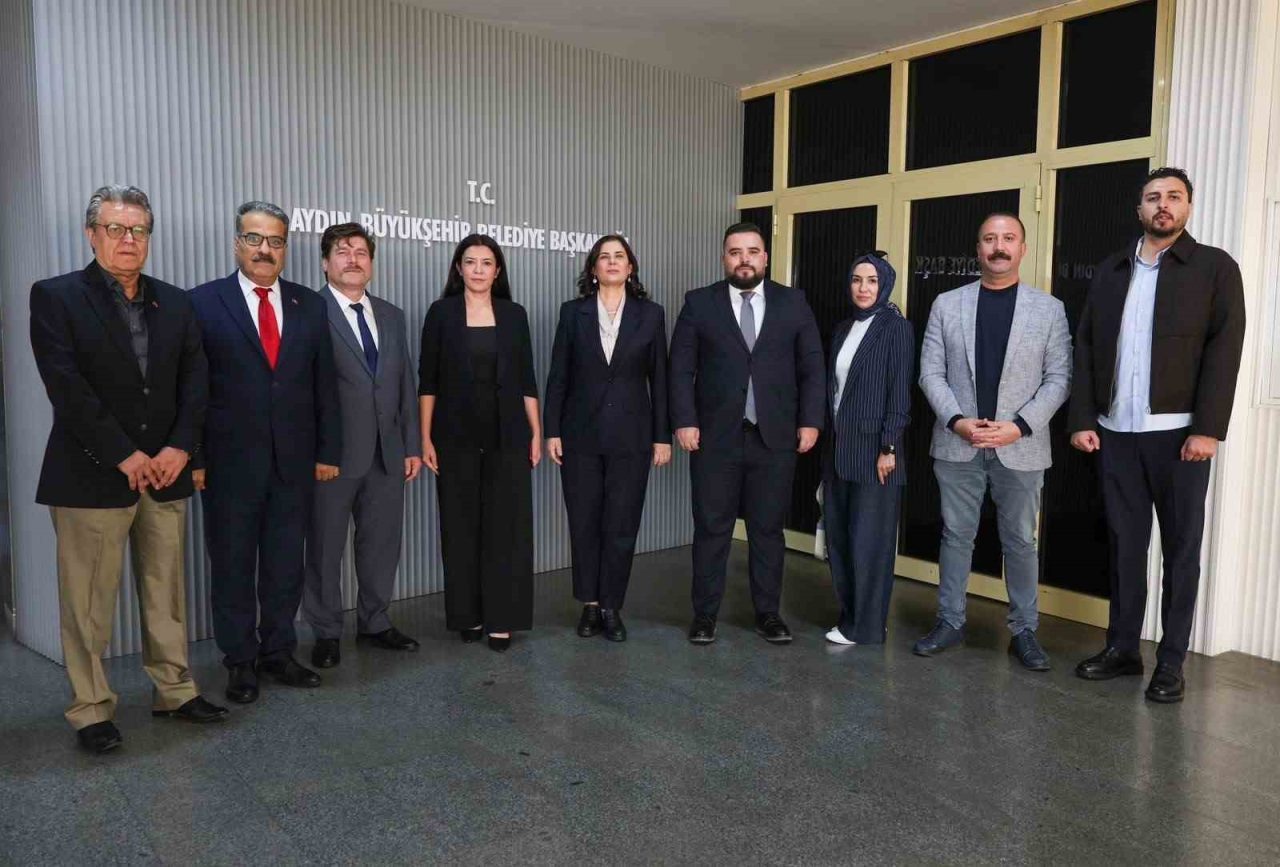 Aydın Büyükşehir Belediye Başkanı Özlem Çerçioğlu’na, Aydın Gazeteciler Cemiyeti Yönetim