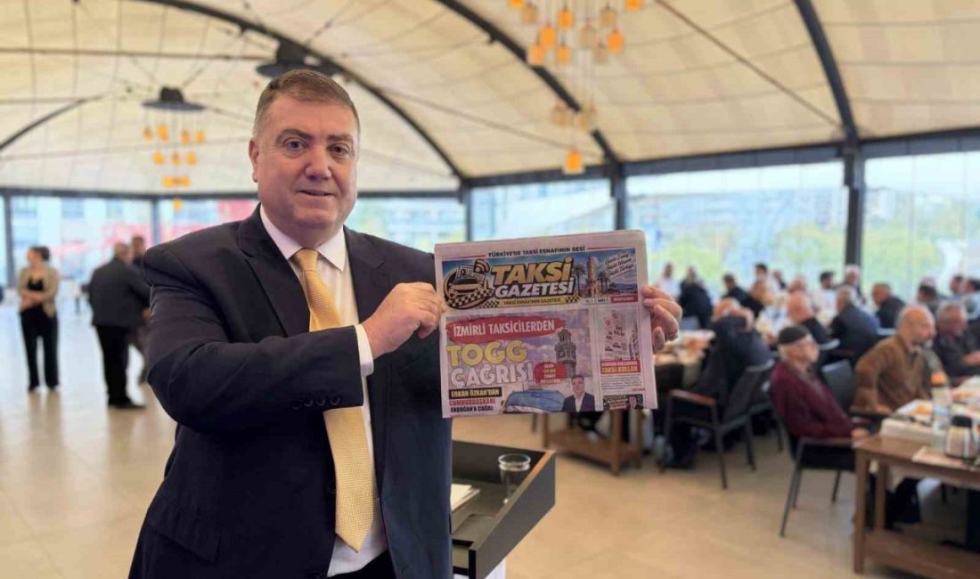 İzmir Şoförler ve Otomobilciler Esnaf Odası Başkanı Erkan Özkan, taksici