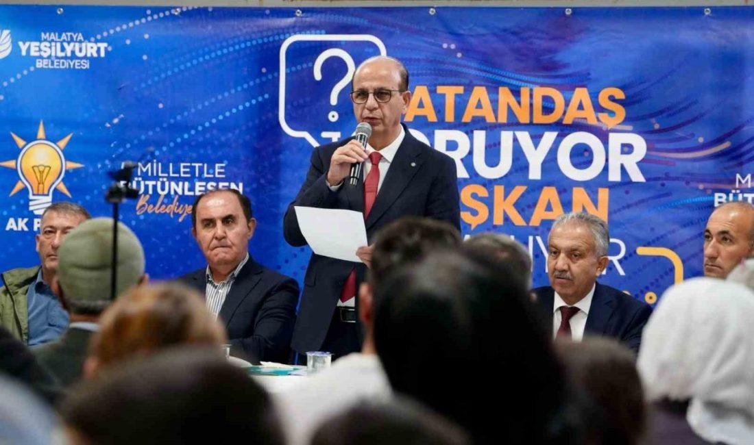 Yeşilyurt Belediyesinin “Vatandaş Soruyor, Başkan Cevaplıyor” toplantıları kapsamında Özalper Mahallesi