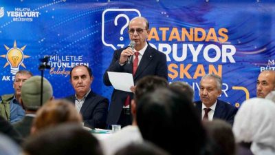 Yeşilyurt Belediyesinin “Vatandaş Soruyor, Başkan Cevaplıyor” toplantıları kapsamında Özalper Mahallesi