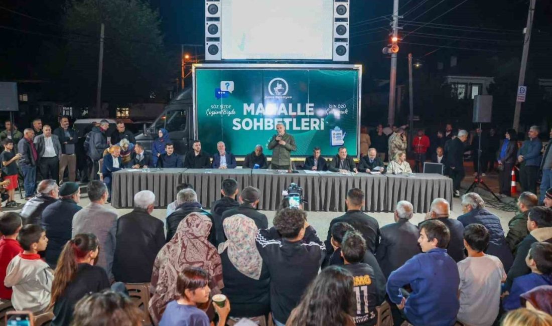 DÜZCE(İHA) – Düzce Belediye Başkanı Dr. Faruk Özlü, mahalle toplantıları