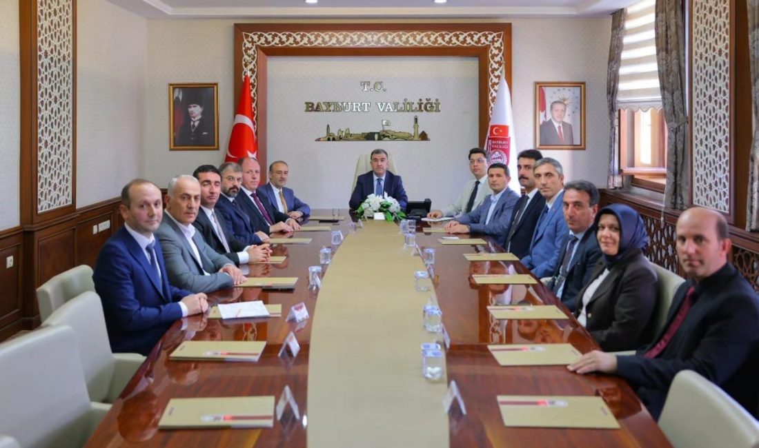 Bayburt Valisi Mustafa Eldivan başkanlığında, İl İstihdam ve Mesleki Eğitim