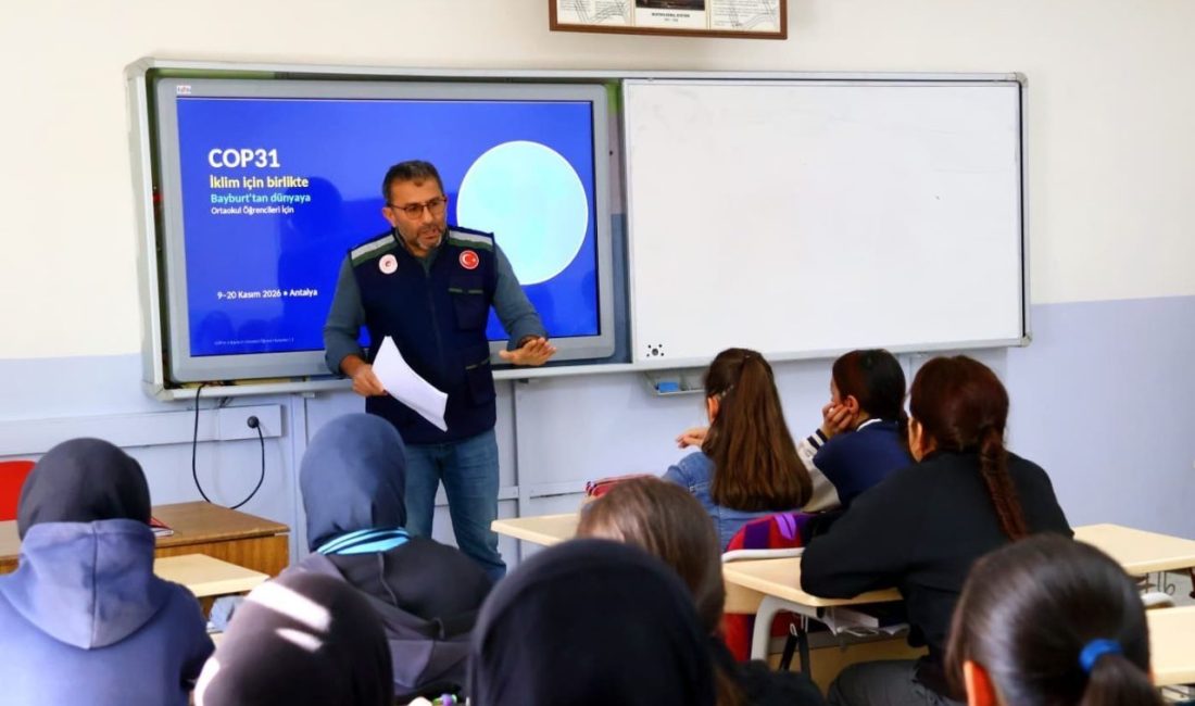Bayburt Çevre, Şehircilik ve İklim Değişikliği İl Müdürlüğü tarafından Aydıntepe