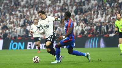 Beşiktaş’ın İtalyan orta saha oyuncusu Fabio Miretti, Crystal Palace mücadelesinin