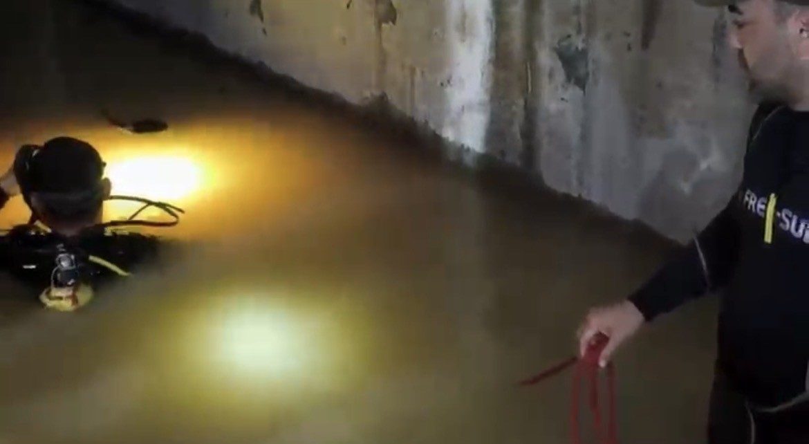 Beykoz’da bir okul inşaatında suyu tahliye etmek isterken kuyuya düşerek