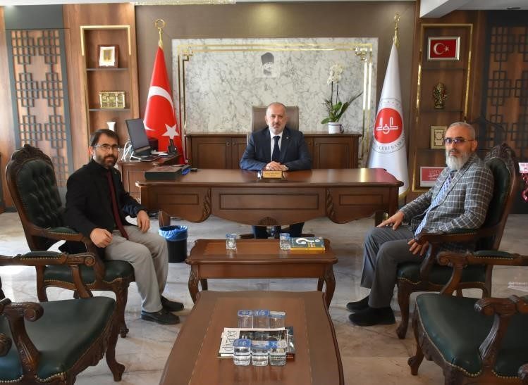 Bilecik İl Müftüsü Yusuf Dikmen, Din Hizmetleri Uzmanlarını makamında kabul