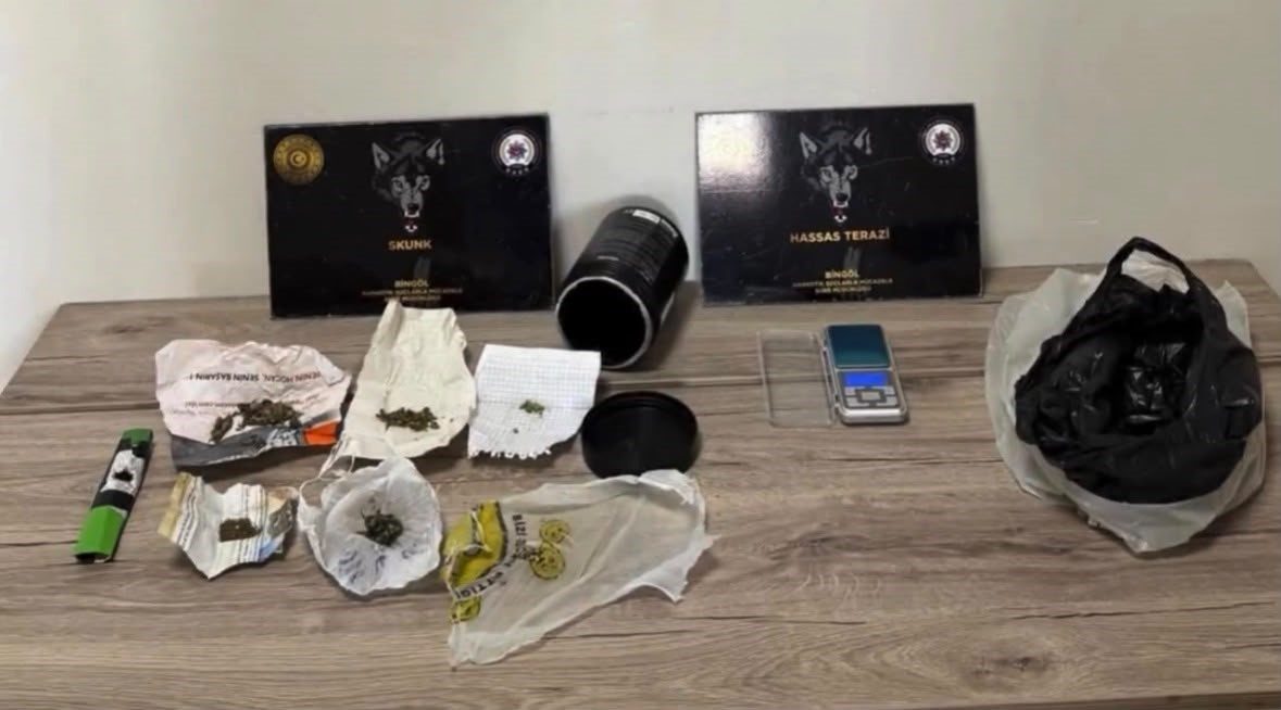 Bingöl’de polis ekiplerince uyuşturucu madde ticareti suçuna yönelik yürütülen çalışmalar