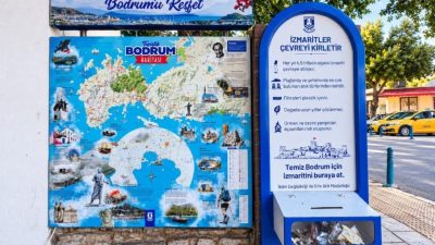 Bodrum Belediyesi, vatandaşların geri dönüşüm alışkanlıklarını desteklemek amacıyla hizmete sunduğu