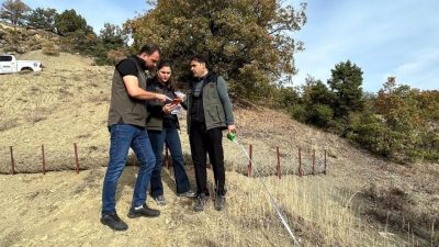 Bolu’nun Seben ilçesinde sel ve erozyon riskini azaltmak amacıyla yürütülen