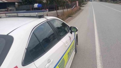 Bolu’nun Mudurnu ilçesinde yenilenen ilçe girişi yolunda araç hızlarının yükselmesi