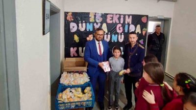 Afyonkarahisar’da 16 Ekim Dünya Gıda Günü dolayısıyla öğrencilere yönelik gıda