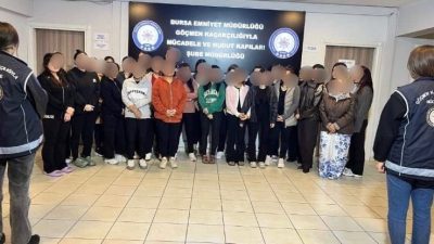 Bursa’da yabancı uyruklu kadınların kaçak masör olarak çalıştırıldığı umuma açık