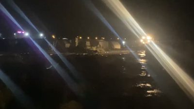 Bursa’nın Yenişehir ilçesinde etkili olan yağış, mevsimlik işçilerin kaldığı çadır