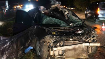 Kastamonu’nun Taşköprü ilçesinde büyükbaş hayvana çarpan otomobilin sürücüsü hayatını kaybetti,