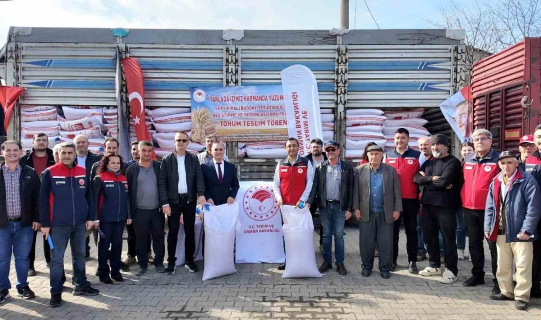 Çanakkale İl Tarım Müdürülüğü tarafından çiftçilere ‘Sertifikalı Buğday Üretimini Geliştirme