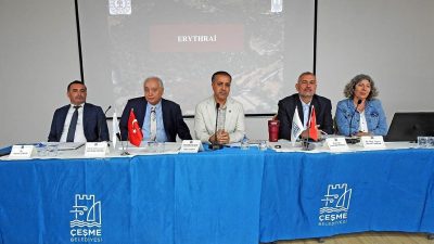 Çeşme Kültür Yolu Festivali kapsamında düzenlenen söyleşide, Erythrai ve Bağlararası