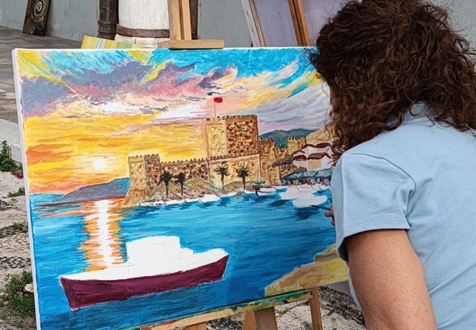 Çeşme Kültür Yolu Festivali kapsamında Sezgin Sanat’ın dokuz sanatçısıyla katıldığı