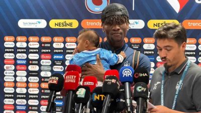 Trabzonspor’un Beşiktaş’ı 2-0 mağlup ettiği karşılaşmanın ardından bordo-mavili futbolcu Chibuike