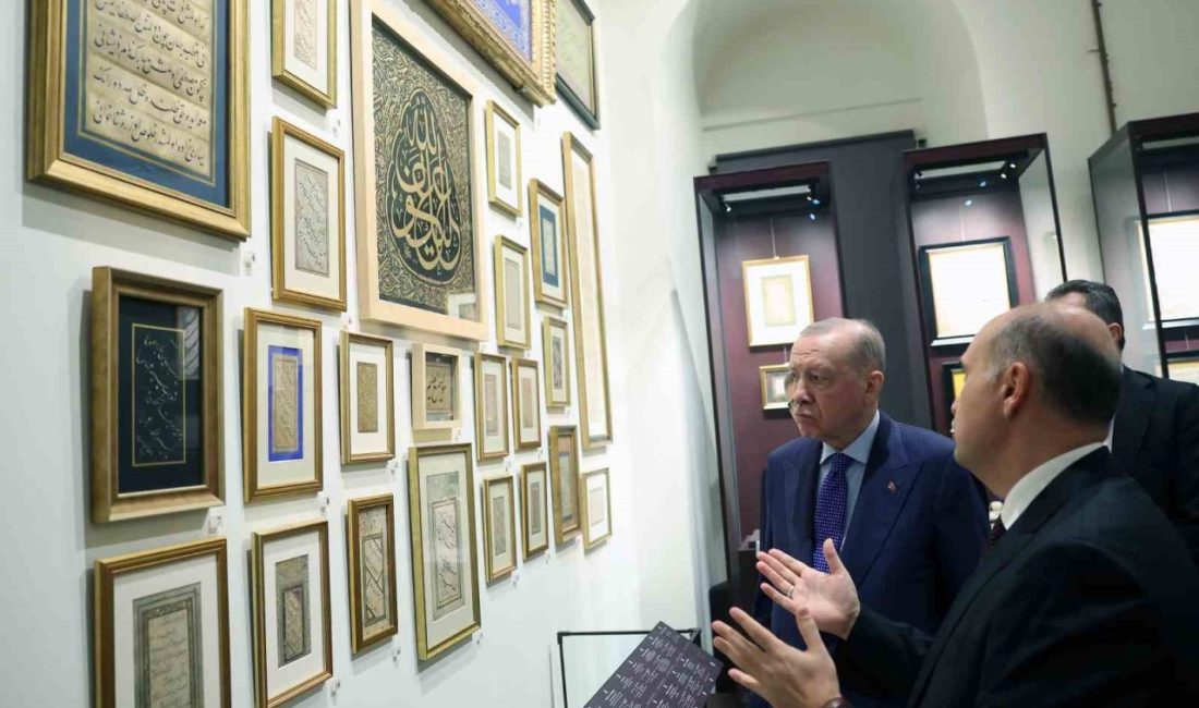 Cumhurbaşkanı Recep Tayyip Erdoğan, İstanbul’da düzenlenen Topkapı Sarayı Darphane-i Amire