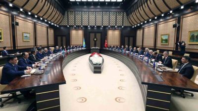 Cumhurbaşkanı Recep Tayyip Erdoğan, Kazakistan Cumhurbaşkanı Kasım Cömert Tokayev ile