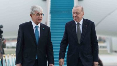 Cumhurbaşkanı Recep Tayyip Erdoğan, resmi ziyaret kapsamında Ankara’ya gelen Kazakistan