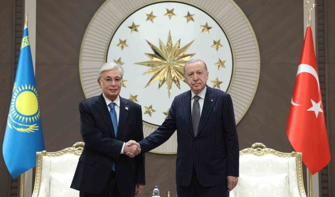 Cumhurbaşkanı Recep Tayyip Erdoğan, Kazakistan Cumhurbaşkanı Kasım Cömert Tokayev’i resmi