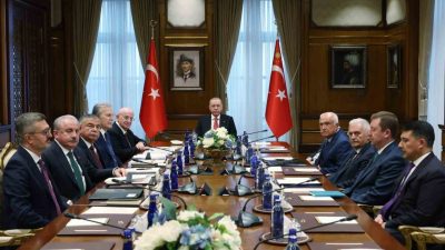 Cumhurbaşkanlığı Yüksek İstişare Kurulu, Cumhurbaşkanı Recep Tayyip Erdoğan başkanlığında toplandı.